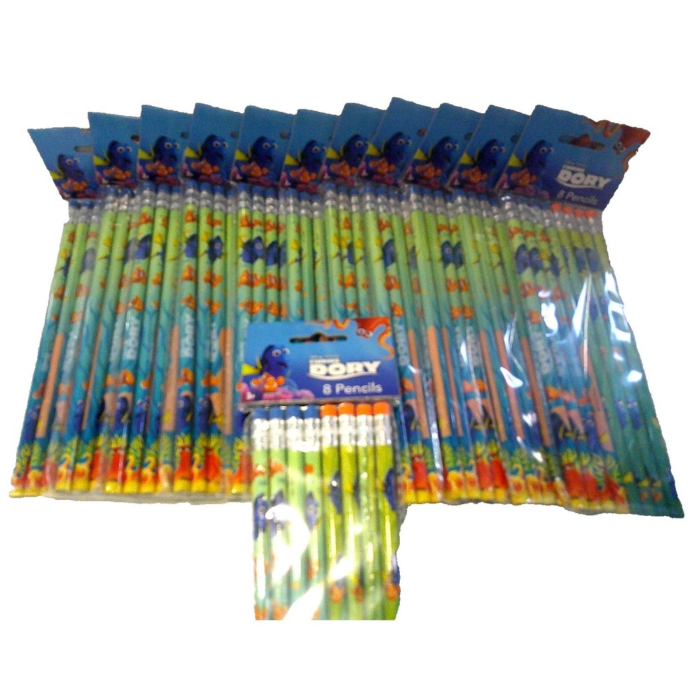 LOT of Finding Dory Pencils. (12) 8-Packs, 96 Pencils Total‎ - Picture 2 of 4